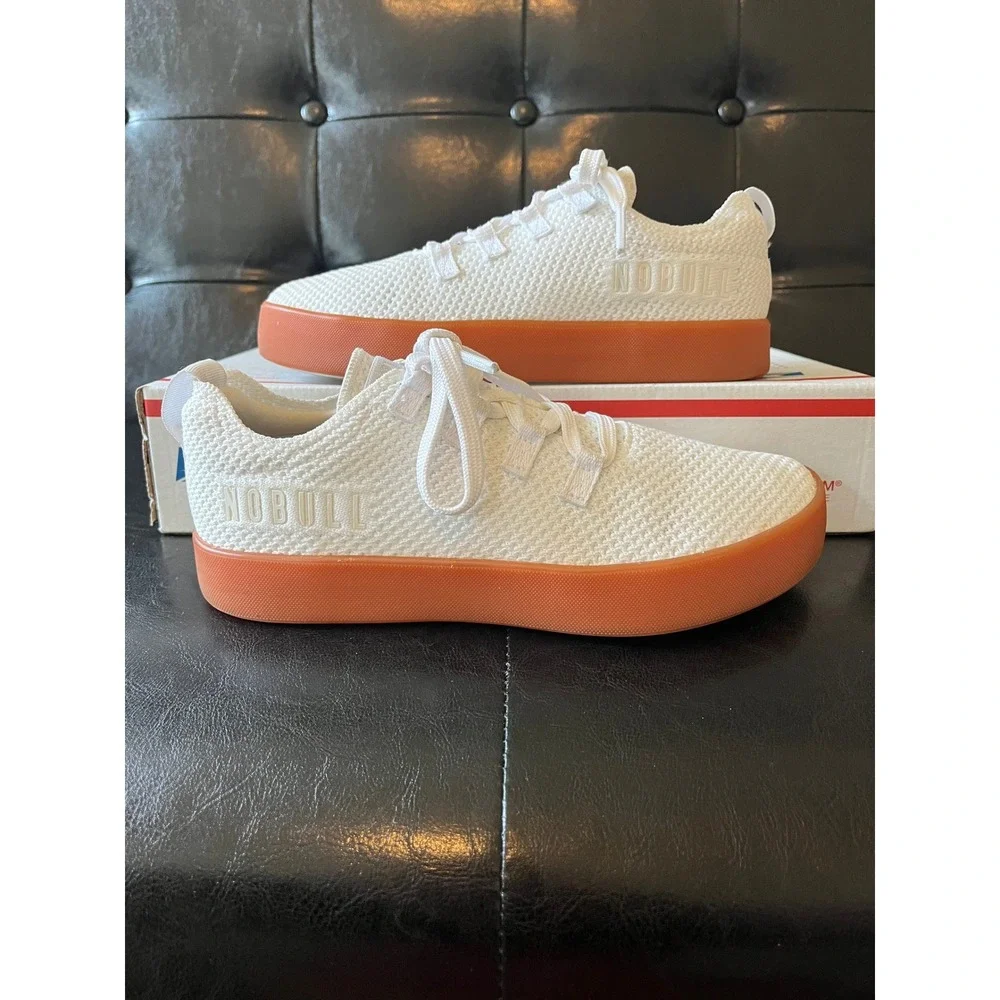 NOBULL White Knit Trainer